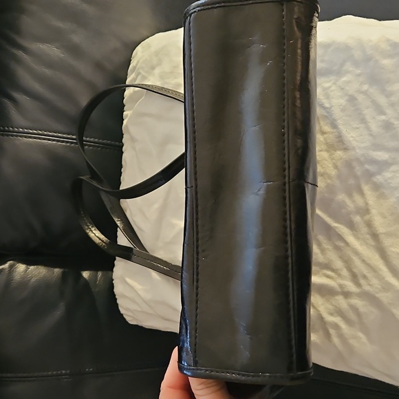 Hobo International Black Shoulder Bag Tote - Picture 3 of 13